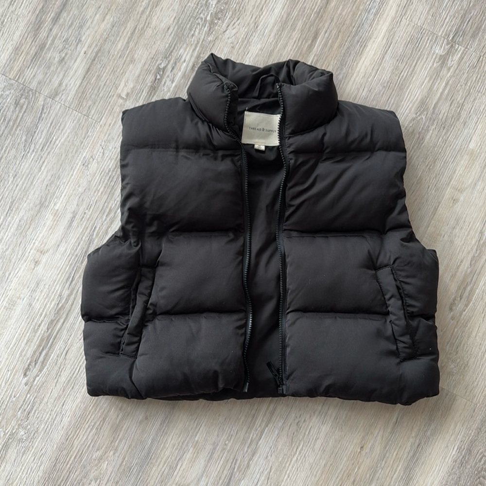 Thread & Supply Crop Puffer Vest